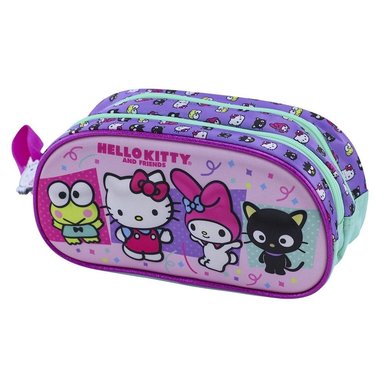 SET MALETA SCOOL MAGIC 3D GRANDE HELLO KITTY Y FRIENDS - 5