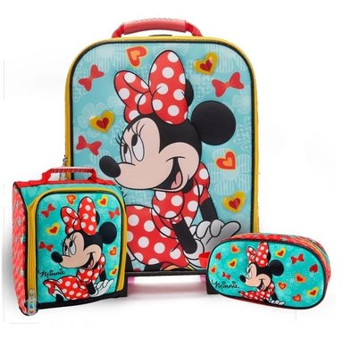 SCOOL MAGIC SET MALETA GDE 3D PILLOW MINNIE MOUSE