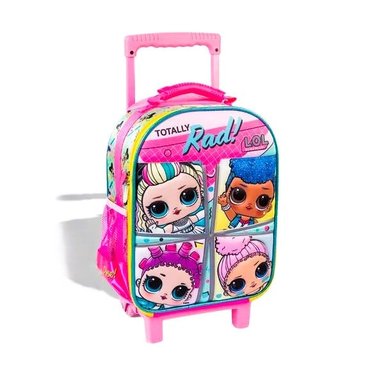 SET MALETA SCOOL MAGIC MED 3D LOL SURPRISE FUCSIA - 2