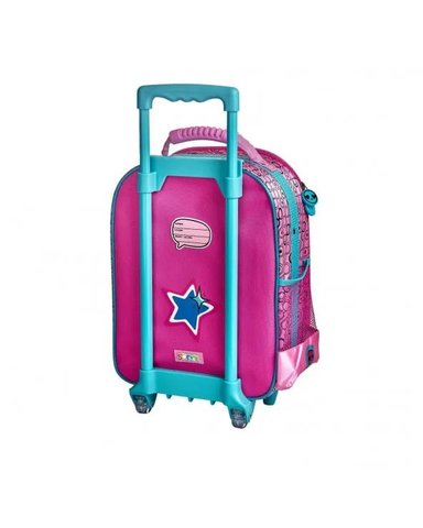 SET MALETA SCOOL FANTASIA MED LOL ROSADO - 3