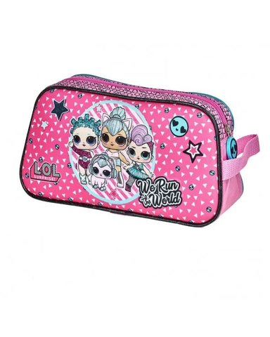 SET MALETA SCOOL FANTASIA MED LOL ROSADO - 5