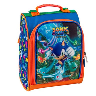 SET MALETA SCOOL MAGIC MED SONIC AZUL - 2