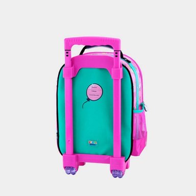 SET MALETA SCOOL MAGIC MED 3D HELLO KITTY B PALO ROSA - 3