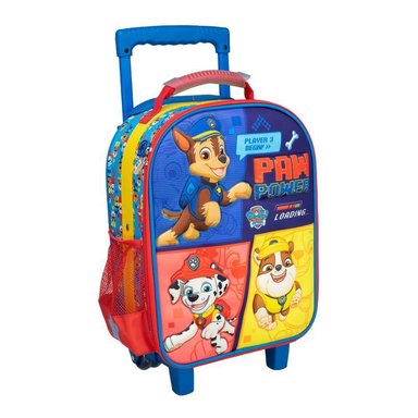 SET MALETA SCOOL EVA 3D MED PILLOW PAW PATROL ROJO - 2