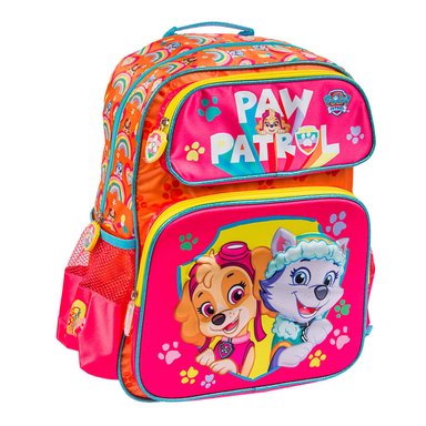 SET MOCHILA SCOOL NARANJA OSCURO EVA 3D PAW PATROL SKY - 2
