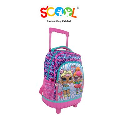 SET MOCHIRUEDAS SCOOL 3D LOL SURPRISE FUCSIA PLUS - 2