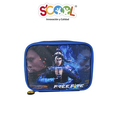 SET MOCHIRUEDAS SCOOL MAGIC 3D FREE FIRE NEGRO PLUS - 6