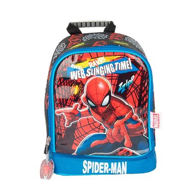 SET MALETA ARTESCO PREMIUM SPIDERMAN NEGRO ZIPP - 3