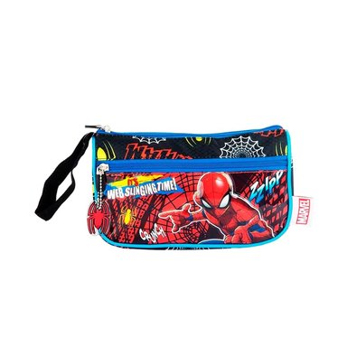 SET MALETA ARTESCO PREMIUM SPIDERMAN NEGRO ZIPP - 5