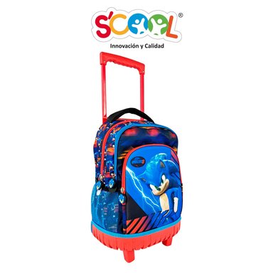 SET MOCHIRUEDAS SCOOL MAGIC 3D SONIC MOVIE NEGRO PLUS - 2