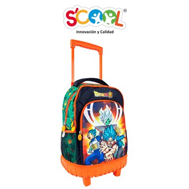 SET MOCHIRUEDAS SCOOL 3D DRAGON BALL NEGRO PLUS - 2
