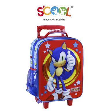SCOOL MAGIC SET MALETA GDE 3D SATIN SONIC - 2