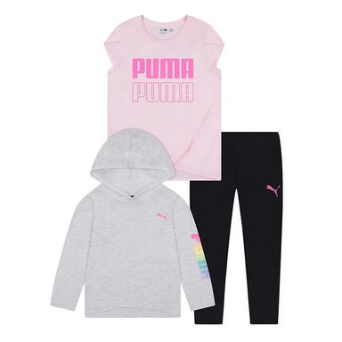 CONJUNTO DE 3 PIEZAS PUMA CLASIC GIRL