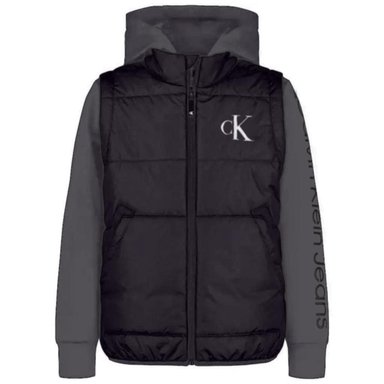 CASACA PARA NIÑO CALVIN KLEIN HYBRID JACKET RBLACK