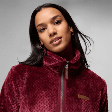 CHAQUETA POLAR SHERPA FIRE SIDE II PARA MUJER GUINDA - 2