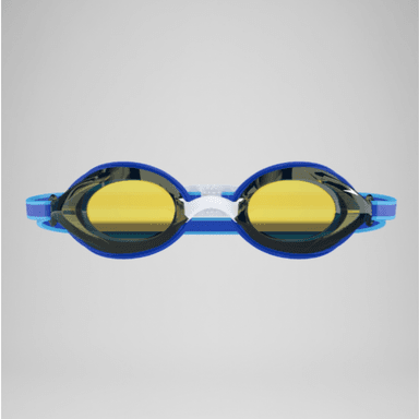 LENTES PARA NATACION SPEEDO VANQUISHER 3.0 MIRROR JR BLUE - 2