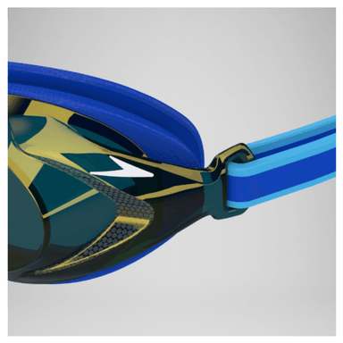 LENTES PARA NATACION SPEEDO VANQUISHER 3.0 MIRROR JR BLUE - 5
