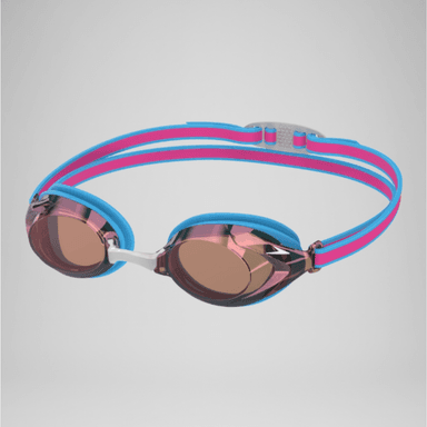 LENTES PARA NATACION SPEEDO VANQUISHER 3.0 MIRROR JR PINK