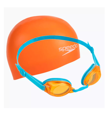 LENTES NATACION SPEEDO JET JR SWIM SET NARANJA