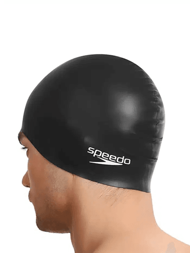 GORRO PARA NATACION SPEEDO PLAIN FLAT NEGRO