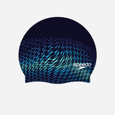 GORRO PARA NATACION SPEEDO SLOGAN PRINT NAVY