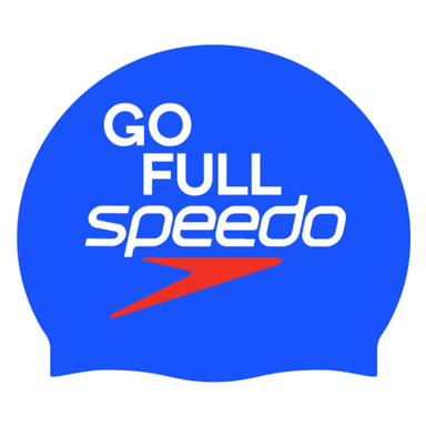 GORRO PARA NATACION SPEEDO SLOGAN PRINT BLUE