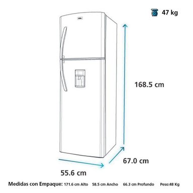 REFRIGERADORA NO FROST 239 LTS NETOS GRAFITO MABE - RMA255FYPG - 5