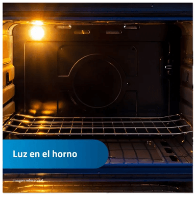 COCINA INDURAMA PARMA A GAS 6 HORNILLAS ZAFIRO CROMA - 6