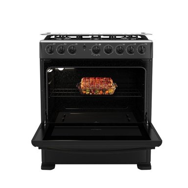 COCINA MABE CMP3020FN0 PISO A GAS 76 CM NEGRO - 4