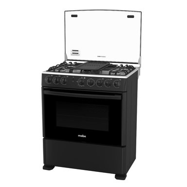 COCINA MABE CMP3020FN0 PISO A GAS 76 CM NEGRO - 6