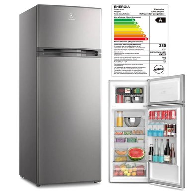 REFRIGERADOR ELECTROLUX ERTY20G2HVI TOP FREEZER 205L GRIS
