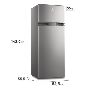 REFRIGERADOR ELECTROLUX ERTY20G2HVI TOP FREEZER 205L GRIS - 5