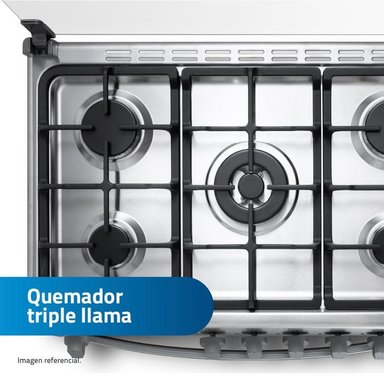 COCINA INDURAMA CANTABRIA GLP CROMA 5 HORNILLAS - 3