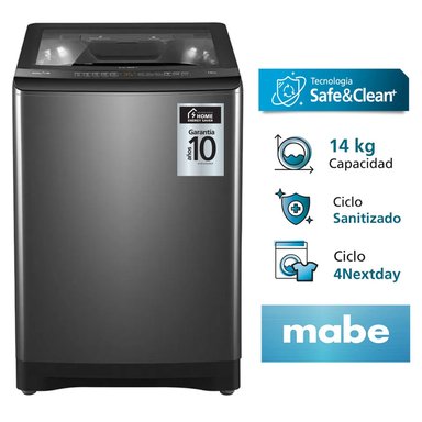 LAVADORA MABE 14KG CARGA SUPERIOR LMA4120WDGBB0 AUTOMÁTICA DIAMOND GRAY