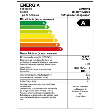 REFRIGERADORA SAMSUNG 255L NO FROST - RT25FARADS8 - 6