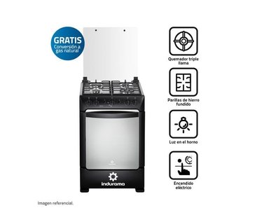 COCINA POMPEYA INDURAMA 4 QUEMADORES