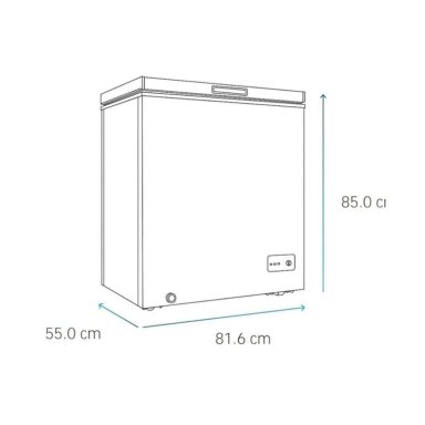 CONGELADORA HORIZONTAL MABE 198L CHM200PB3 BLANCO - 3