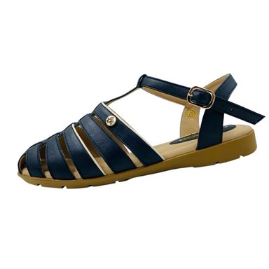 SANDALIAS MUJER CALIMOD FEMM CUERO NEGRO - 2