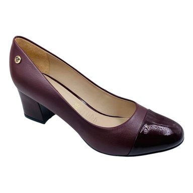 ZAPATOS DE VESTIR MUJER CALIMOD FEMM CUERO MARRÓN ROJIZO - 1