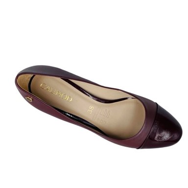 ZAPATOS DE VESTIR MUJER CALIMOD FEMM CUERO MARRÓN ROJIZO - 5