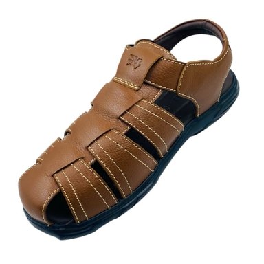 SANDALIAS URBANAS HOMBRE CALIMOD CUERO CAMEL - 3