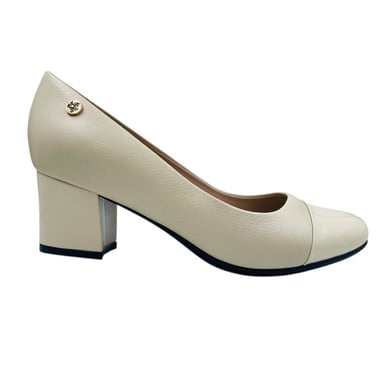 ZAPATOS VESTIR MUJER CALIMOD FEMME CUERO BEIGE - 2