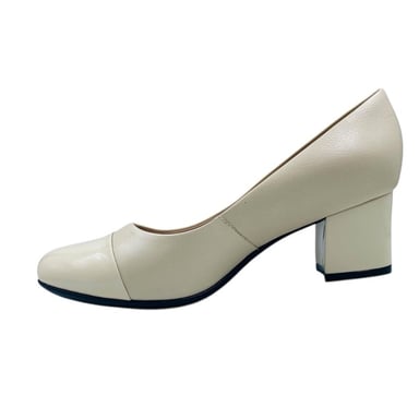 ZAPATOS VESTIR MUJER CALIMOD FEMME CUERO BEIGE - 4