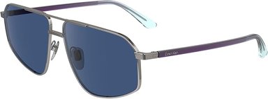 CALVIN KLEIN GAFAS DE SOL 23126 S 014 LIGHT GUNMETAL, GRIS METÁLICO CLARO