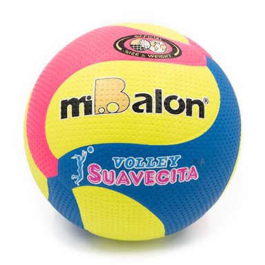 PELOTA VOLEY MIBALÓN SPIRAL AZUL ROSA