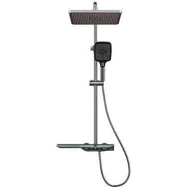 COLUMNA DUCHA HILIVING SD-SPH5 GRIS 5 MULTICHORROS TECLAS PANTALLA DIGITAL LED 126 CM - 1