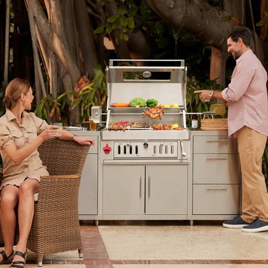 PARRILLA HIGRILL GRIS CLARO A CARBON TAPA EMPORTRAR ACERO INOXIDABLE - 3