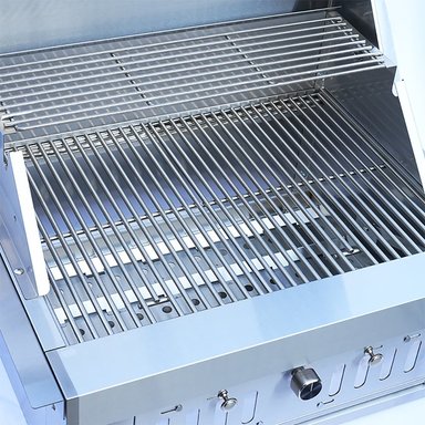 PARRILLA HIGRILL GRIS CLARO A CARBON TAPA EMPORTRAR ACERO INOXIDABLE - 4