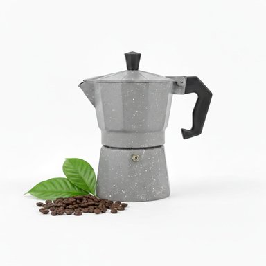 CAFETERA CFTR-NGRT EXPRESSO MOKA ITALIANA 3 TAZAS 150ML COLOR GRIS