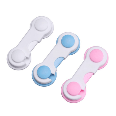 CERRADURA BLOQUEO DE SEGURIDAD PARA BEBÉ X12 PZAS COLOR ROSADO - 4